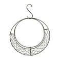 thumbnail image 1 of Cesta colgante de alambre con forma de luna, marco de corona de alambre para arreglos florales, soporte de cesta colgante de metal para interiores, cesta colgante de flores de luna, 1 of 7
