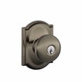 thumbnail image 4 of Schlage F51A Plymouth With Camelot Rose Keyed Entry Lock C Keyway with 16211 Latch 10063 Strike Satin Nickel Finish, 4 of 5