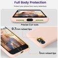 thumbnail image 3 of iPhone SE Case,iPhone 8 Case,Ultra Slim Fit Phone Cases Liquid Silicone Cover with Full Body Soft Bumper Protection Anti-Scratch Shockproof Case Compatible with iPhone SE/8/7 4.7 inch (Pink), 3 of 12