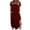#0043-Wine, variant on Pounoo Womens Maxi T Shirt Dresses Loose Fit Short Sleeve Side Slit Dual Pocket Flowy Fabric Loungewear Style Tunic Dresses Gift