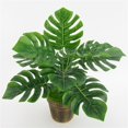 thumbnail image 4 of Artificial Plant Lifelike Home Decoration Fabric Simulation Monstera Foliage Leaf for Table, 4 of 10