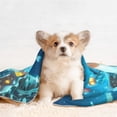 thumbnail image 4 of Lsque Mario Pattern Waterproof Throw Blanket Pet Blanket for Dogs & Indoor Cats, Washable - Shaggy Plush Calming Long Faux Fur & Velvet Dog Blanket -, 4 of 8