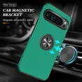thumbnail image 7 of Allytech Hybrid Case for Google Pixel 9 Pro XL with 360° Rotatable Ring Kickstand, Soft TPU + Rugged PC, Screen Lens Protection Shockproof Anti-Fall Magnetic Car Mount Back Case - Darkgreen, 7 of 7