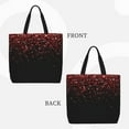 thumbnail image 2 of Easygdp Red Glitter1 Bolsa Tote para Mujer, Bolso de Hombro para Trabajo, Playa, Viajes, Compras y Supermercado, 2 of 7