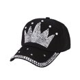 thumbnail image 2 of Dress Choice Adjustable Women’s Sparkle Bling Rhinestone Bejeweled Baseball Cap Hip Hop Hat Sun Cap for Womens Girls, 2 of 7