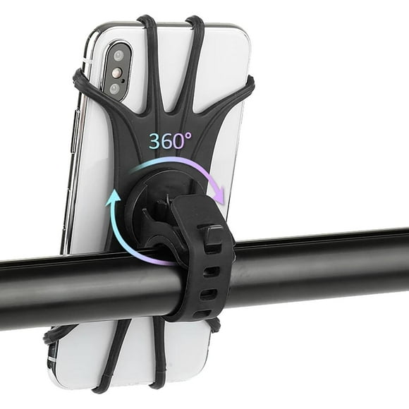 Soporte Porta Celular para Bicicleta o Moto Giratorio Gadget Collection Mx Negro GC-SBM01