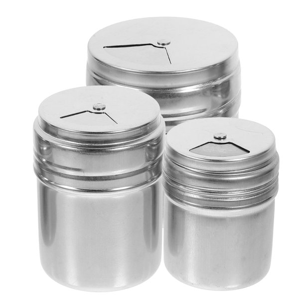 3pcs Botellas de almacenamiento de condimento multipropósito Pepper Shaker Suministros de cocina