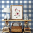 thumbnail image 2 of Chesapeake Amos Blue Gingham Prepasted Non Woven Blend Wallpaper, 20.5-in by 33-ft, 56.4 sq. ft., 2 of 3