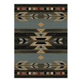 thumbnail image 1 of 2 ft. 3 in. x 7 ft. 7 in. Hearthside Rio Grande Ebony Area Rug, 1 of 1