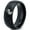 Black Dome Polish Tungsten, variant on Tungsten Queen Princess Royalty Crown Monarch Band Ring 8mm Men Women Comfort Fit Black Dome Polished