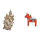 thumbnail image 5 of Estatua católica de la Santísima Virgen María, escultura católica, artesanía sueca, adorno de escritorio de resina pintado a mano, ideal para estanter, 5 of 8