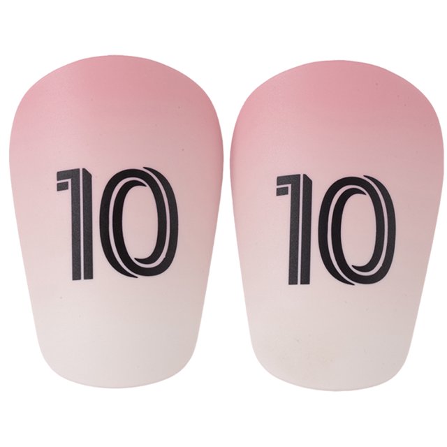 Espinilleras de fútbol Mini tablero ligero de entrenamiento de fútbol (S) rosa blanco
