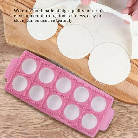 

Ravioli Mould Round Ravioli Maker Tray 10 Grids Ravioli Trays