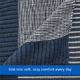 thumbnail image 3 of Mainstays Knit Oversized Couch Throw Blanket, Dark Navy, 50 x 72 in, 3 of 6