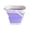 Purple, variant on Collapsible Silicone Bucket,Portable Fishing Water Pail for Garden Camping Car Mop Cleaning Beach Purple