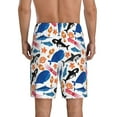 thumbnail image 6 of KLL Cute Sea Animals for Men's 1-Pack Shorts,Sleep Pajama Shorts for Men Soft Pj Shorts Men's Pajama Bottoms Sleepwear -Medium, 6 of 7