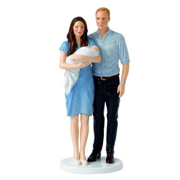 Royal Doulton LE Royal Birth of Prince George of Cambridge  Fine China Figurine