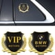 thumbnail image 3 of 2 Piezas Pegatinas De metal VIP Para Coche Decoración De Tridimensional Personalidad Creativa Escudo Creativo Logotipo Del, 3 of 4