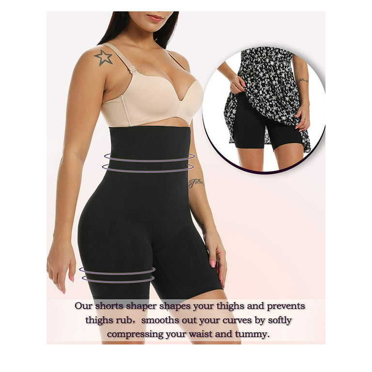 SHAPERX High Waisted Body Shaper Short Invisible Shapewear for Women