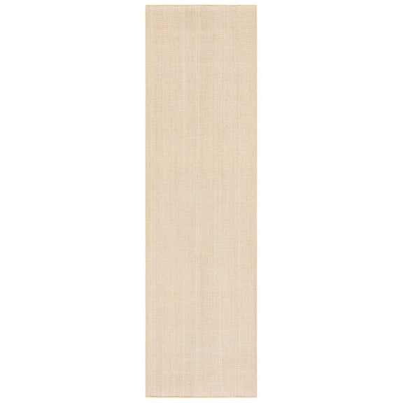 SAFAVIEH Martha Stewart Maximillian Solid Runner Rug, Beige/Ivory, 2'3" x 12'