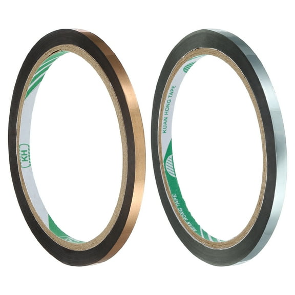 Washi Tape Set 5mm Wide Holographic Color for Holiday Packaging and Decoration, Champagne, Silver Tone