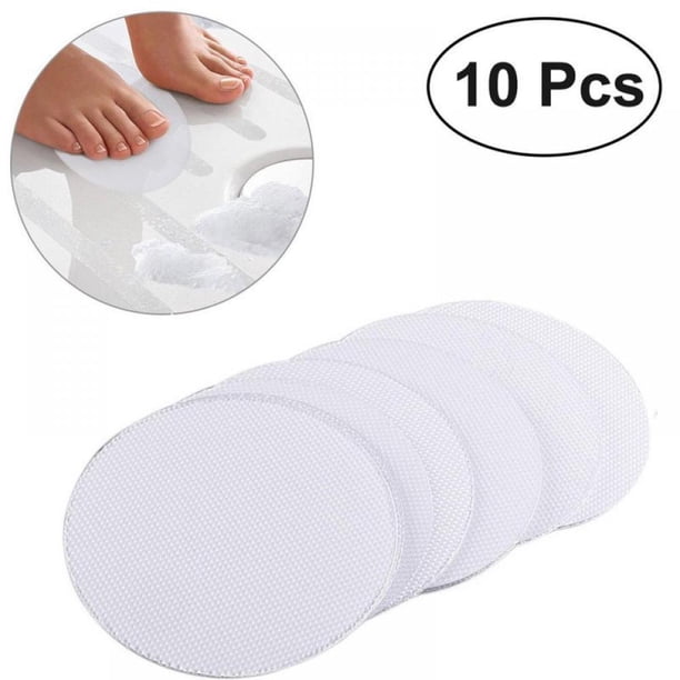 FANTADOOL - 10/20 pegatinas de correas de seguridad para baño, alfombrilla para bañera, suelo de ducha, discos adhesivos de PEVA antideslizantes, alfombrilla antibacteriana no tóxica