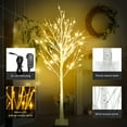 thumbnail image 6 of 4FT Lighted Birch Tree for Indoor, White Lighted Trees for Christmas Thanksgiving Halloween, Outdoor LED Lighted Trees, 6 of 11