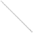 thumbnail image 2 of Auriga 14K White Gold Fancy Link Bracelet 7.25 inch for Women, 2 of 5