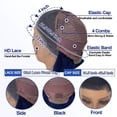 thumbnail image 4 of Perruques Frontales en Dentelle Bleue Perruque Ondulation en Cheveux Humains 13x4 HD Perruque Bleue Transparente en Dentelle Frontale Perruque en Cheveux Humains Pré-Épilée avec Cheveux de Bébé Densité 180 % Perruque Sans Colle Bleu Foncé, 4 of 6
