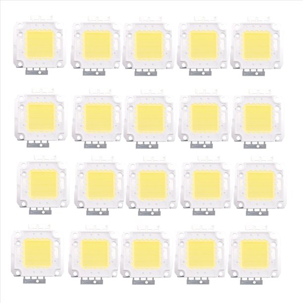 20X 30W LED Chip de Bombilla de Luz de Alta Potencia para DIY 2200lm 6500K