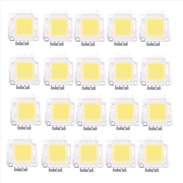 20X 30W LED Chip de Bombilla de Luz de Alta Potencia para DIY 2200lm 6500K