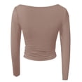 thumbnail image 4 of Autumn/Winter Slim Fit One Shoulder Long Sleeve T Shirt For Women Versatile Top Women's plus Size Summer Tops Womens Jacket plus Size Sexy plus Size Womens plus Sized Tops Womens plus Size Tunic Tops, 4 of 4