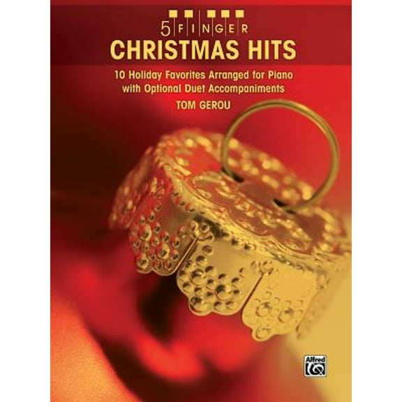 Pre-Owned 5 Finger Christmas Hits : 10 Holiday Favorites Arranged for Piano with Optional Duet Accompaniments (Paperback) 9780739048238