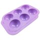 thumbnail image 4 of de silicona Semi grande de 6 cavidades, para hornear de silicona de media para Chocolate, pastel, gelatina, espuma de BLESIY Molde de pastel semi silicona, 4 of 8