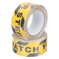 thumbnail image 3 of 2 Rolls Watch Your Step Sign Anti-slip Warning Sticker Adhesive Warning Tape, 3 of 7