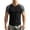 Dark Gray, variant on Mens Color Block V Neck Tees Breathable Stretchy Flex Slim Fit Short Sleeve Raglan Shirts Gym Training Summer Active Daily Comfort Fit Tops