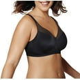 thumbnail image 1 of Playtex Womens Smoothing Wirefree Minimizer Bra, 44DD, Black, 1 of 6