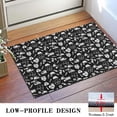 thumbnail image 3 of Black White Medical Symbol Pattern Door Rugs,Washable Non Slip Door Mats Indoor,Decorative Door Mats,Entry Mat Indoor for Entrance,Bedroom,Kitchen,Bathroom,16"x24", 3 of 6