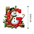 thumbnail image 3 of 26 Letters Christmas Tree Decoration Pendant, Gift Box Snowman Hanging Xmas Ornaments, for Christmas Tree Home Indoor Decor, 3 of 5