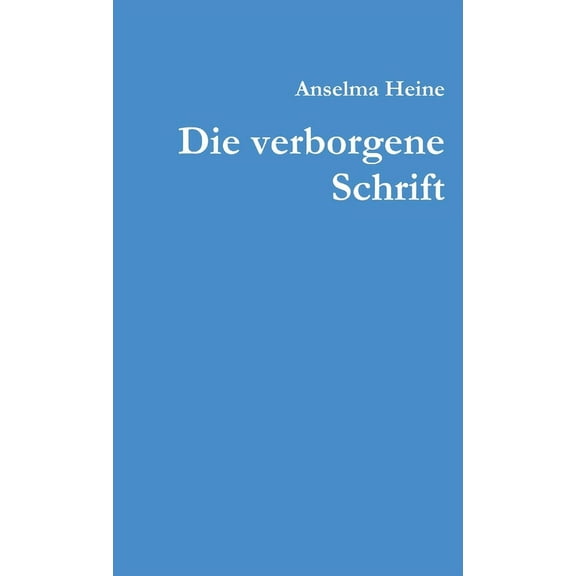 Die verborgene Schrift, (Paperback)