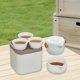 thumbnail image 2 of Juego de Té de Viaje Sunnimix Tetera de viaje Resistente a Altas temperaturas, 2 of 8