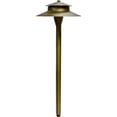 thumbnail image 1 of Dabmar Lighting LV-LED35 2.5W & 12V JC-LED Cast Weathered Brass Large Top Path Light, 1 of 1