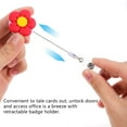 thumbnail image 5 of KAKOWELY Portable Retractable ID Card Holder with Durable Resin and Plastic Material Assorted Color 4 Pieces,3.35"X1.26"X0.79", 5 of 5