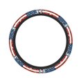 thumbnail image 2 of Goofa Vintage American Flag Pattern Elastic Stretch Steering Wheel Cover,Universal 15 inch, Microfiber Breathable Ice Silk, Anti-Slip, Odorless, Easy Carry, 2 of 8