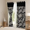 thumbnail image 3 of Homewish Boho Paisley Black Out Curtains for Teens Boys Girls,Bohemian Theme Curtains Pack of 2 (42x63 Each),Exotic Style Bedroom Curtains,Super Cozy Room Decor, 3 of 6