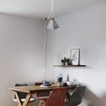 thumbnail image 6 of Kiven Plug-in Pendant with Dimmable Light Cord (15ft), Iron ArtPendant with White Shade Hanging Dining Room Bar Pendant, Cord Color Customizable， Bulb Not Included, 6 of 6