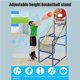 thumbnail image 2 of Soidarity Juego de deportes desmontable con aro, juguetes de baloncesto para interiores, juguete de entretenimiento divertido para padres e hijos, patio Deportes acuáticos Tipo 2 Soidarity OD015297-02, 2 of 6