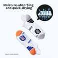 thumbnail image 6 of Hehanda 4 Pairs of Fitness Running Outdoor Basketball Sports Socks, 6 of 6