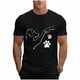 thumbnail image 2 of Tops para hombre, blusas y camisas de cuello redondo y manga corta para hombre, blusas casuales de cuello redondo con estampado de moda para hombre, blusas de cuello redondo y manga corta, camisas par, 2 of 6
