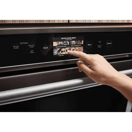 KitchenAid - Smart Oven+ 30" Built-In Single Electric Convection Wall Oven - Black Stainless Steel